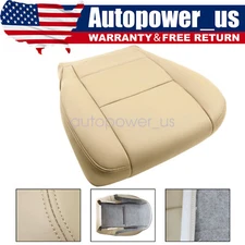 For 2000 2001 2002 2003 2004 Toyota Tundra Driver Leather Bottom Seat Cover Tan