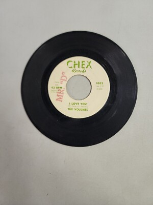 The Volumes - I Love You - Chex (45RPM 7'')(AA116) 