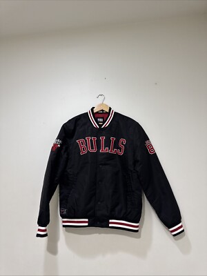 M Chicago Bulls Bomber Jacket, Zach Lavine NBA AUTHENTIC