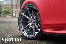 20 Vertini Rfs1.1 Brushed Silver Staggered Wheels For Charger Challenger 20 Vertini Rfs1.1 Brushed Silver Staggered Wheels For Charger Challenger