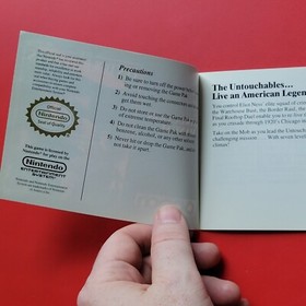 Nintendo NES The Untouchables Game with Box & Manual Works