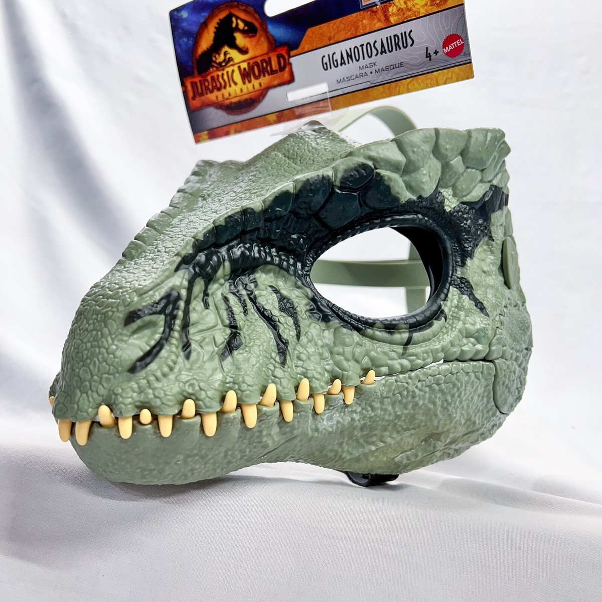Masque Géant Gigantosaure – Jurassic World – Plastique – Unisex – Déguisement Dinosaure Pour Enfants – Tout Âge