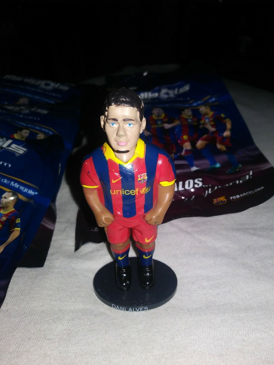 8 Minigoals Soccer Figures FCBarcelona 3.5in 1 Open 7 Sealed Dani