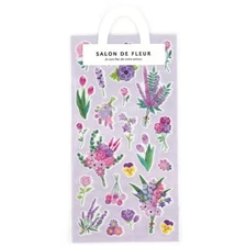 Mind Wave Salon De Fleur Flowers Stickers / Purple