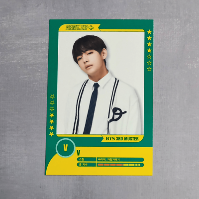 BTS 3rd Muster Seoul ARMY Zip+ Official Player Card Set - V