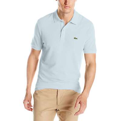Lacoste Men Button Down Shirts Classic Pique Slim Fit Short Sleeve Polo Rill