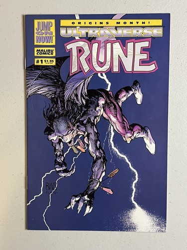 Rune / Silver Surfer #1 (1995 Marvel/Malibu Comics) Ultraverse Flip Book! #1 Lot - Picture 11 of 16