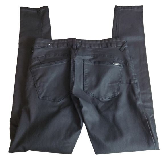 Jeans Mango MNG Noir Ciré - Coupe Skinny Taille 4 - Occasion Très Bon état