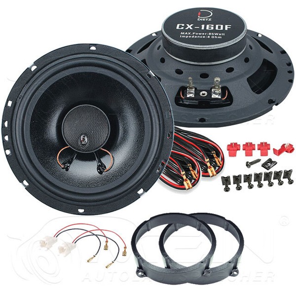 Dietz Auto Lautsprecher FüR Alfa Romeo 147 Gta Ab 2003 Front Heck Koax 85W #BC7E-image