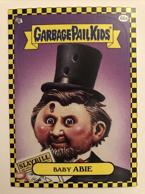 Garbage Pail Kids Topps 2010 Sticker Flashback Serie 1 Baby Abie 66a