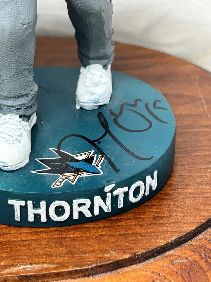 NHL San Jose Sharks Joe Thornton Shirtless Jumbo Bobblehead SIGNED - Image 4 of 4