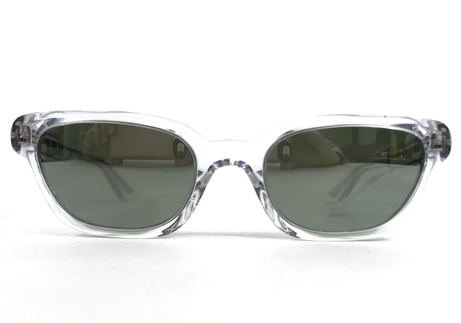 Солнцезащитные очки Oliver Peoples KHAITE OV5512SU 11015C 1983C Прозрачные с серебряным зеркалом