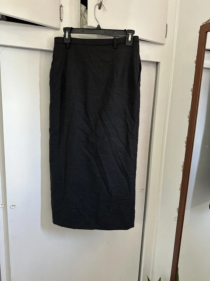 Sandro western rhinestone buckled wool blend pencil skirt U.S SMALL/ SANDRO 36 - Image 3 of 4