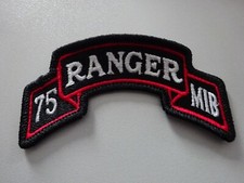 A56-1)  USA Patch Abzeichen US 75 Ranger MIB