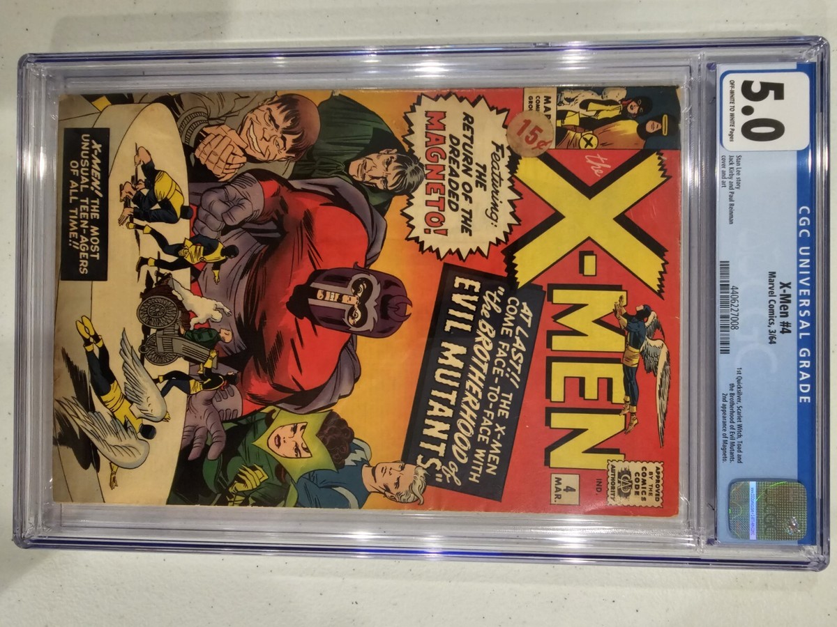 X-Men #4 1964 Silver Age CGC Graded | eBay