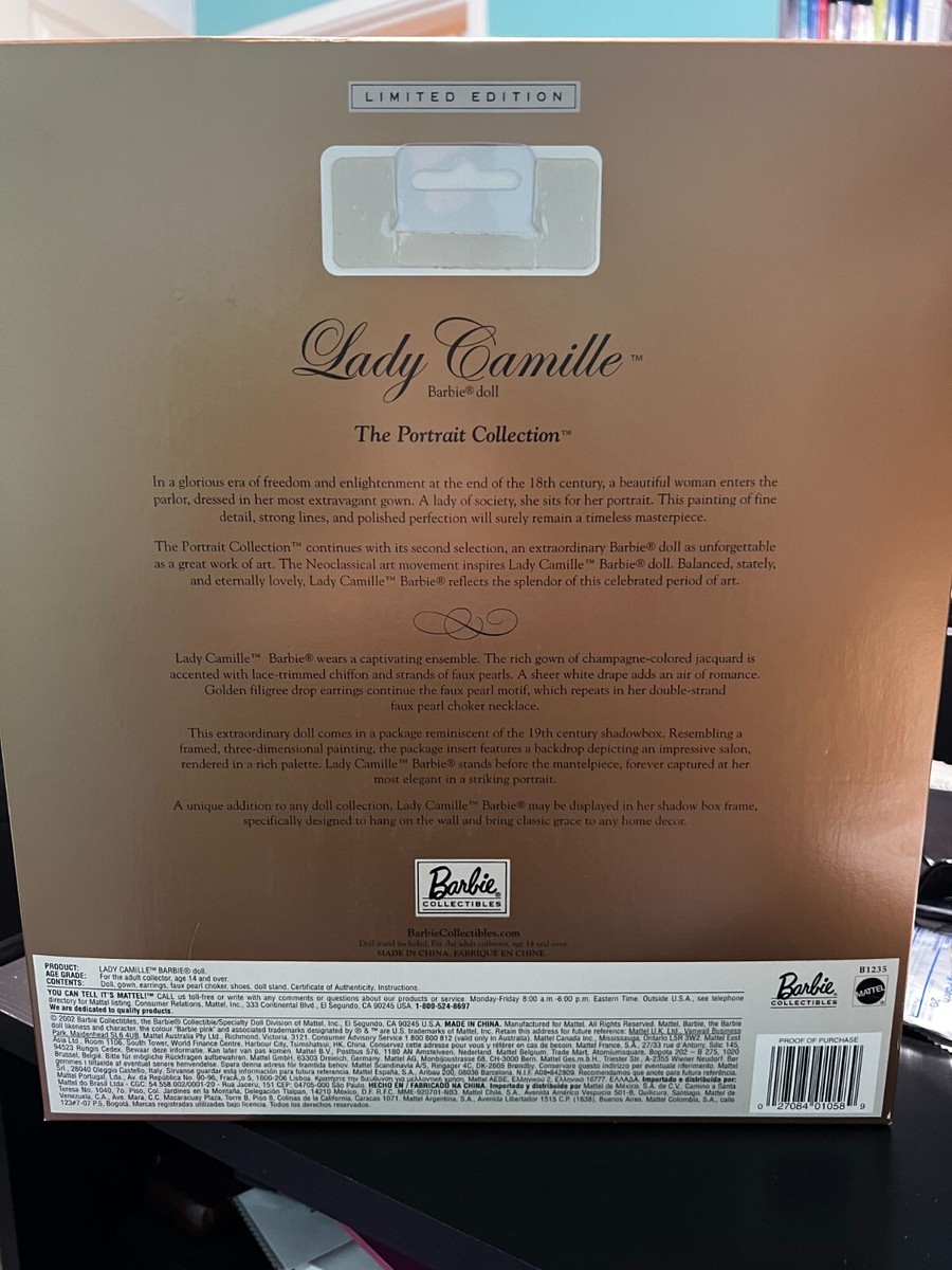 マテル　LADY CAMILLE LIMITED EDITION 2002 2002 Lady Camille Barbie (3) | Lady Camille™ Barbie® doll we
