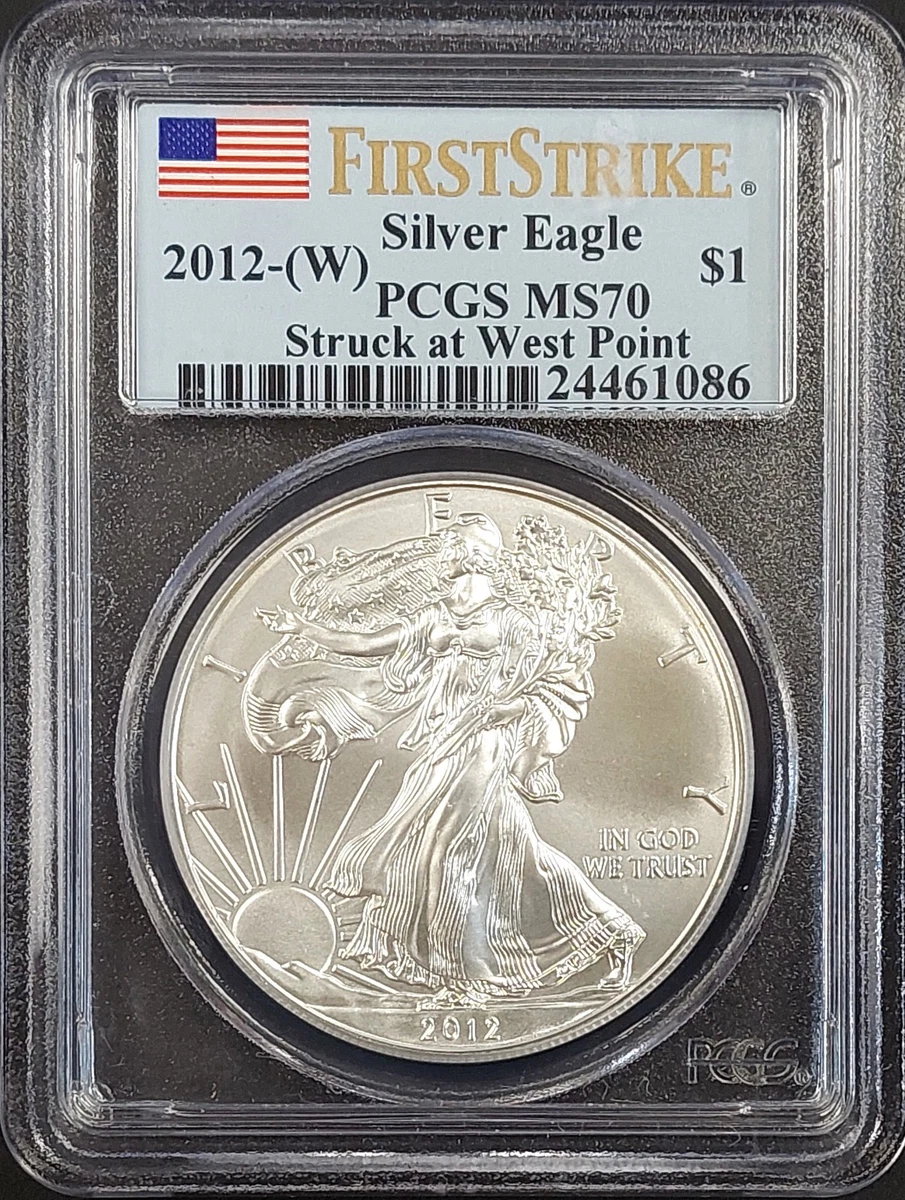 American Eagle MS 70 Graded 2012 Silver Bullion Coins for sale | eBay