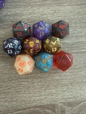 MTG Oversized Spindown Dice D20 — Magic The Gathering Multiple Sets To Choose