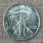 1993 Silver Eagle Coin. BU Gem!!