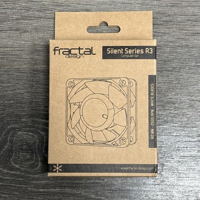 Fractal Design Silent Series R3 60mm Case Fan   Quiet Cooling, 3-Pin Connector 