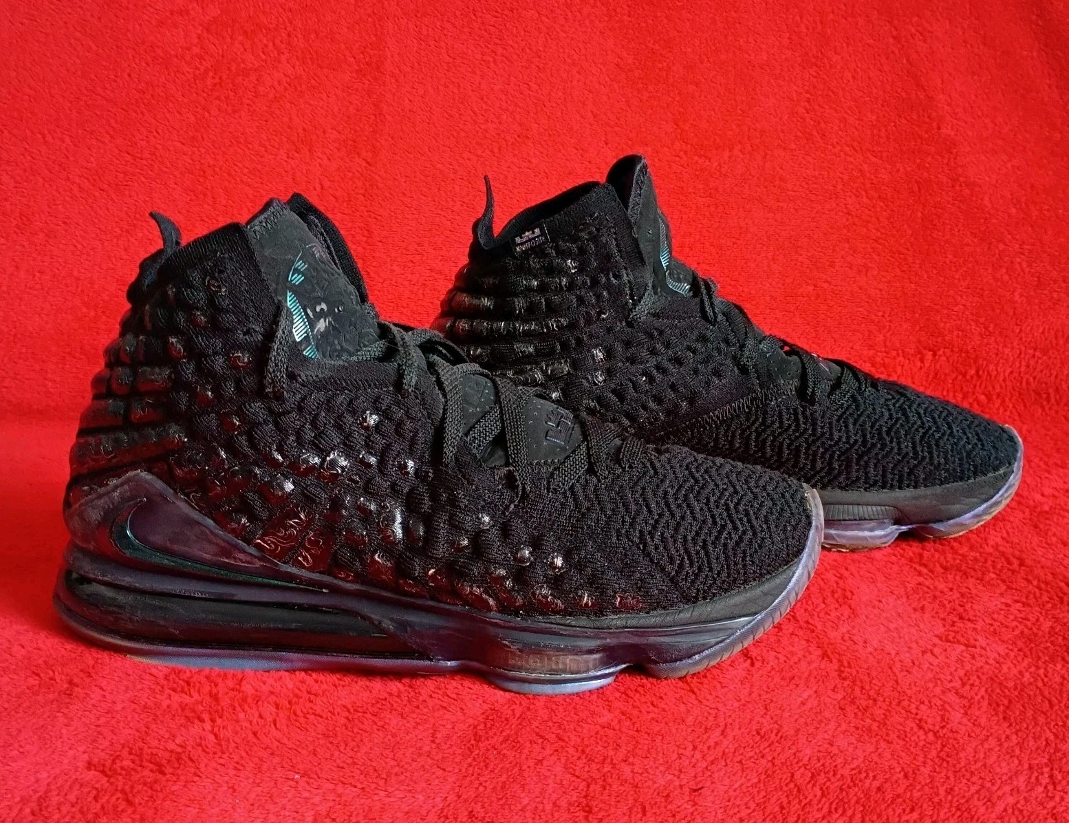 Nike LeBron 17 Currency Mens Size 9 Black Green BQ3177-001