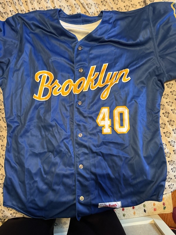 Brooklyn Cyclones Game Used Jersey Size 52