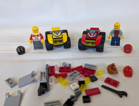 LEGO CITY 60148 ATV RACE TEAM & 60224 SATELLITE SERVICE MISSION (50/5ai)