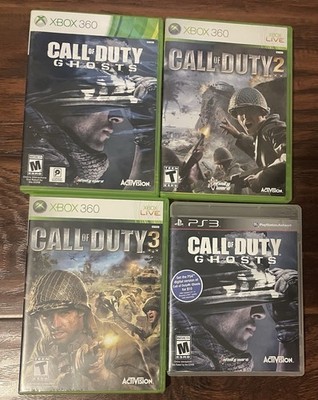 Call of Duty History Bundle: COD 2, 3 + Ghosts (Xbox 360 & PS3) | Very Good