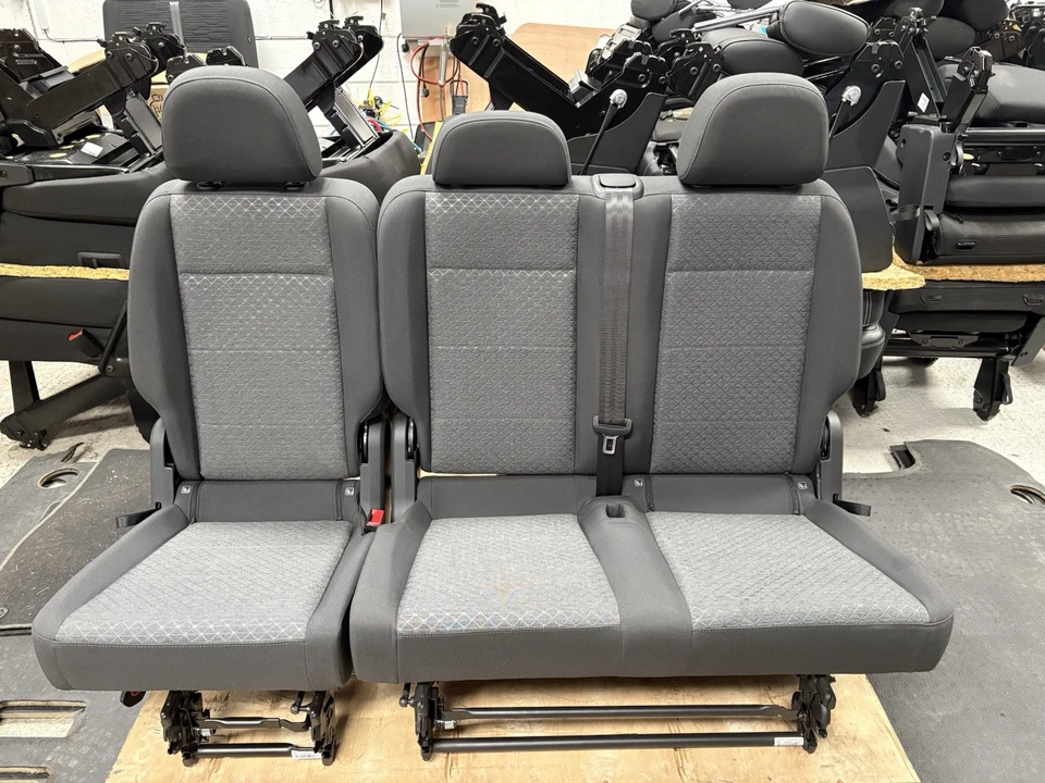 Brand New Vw Caddy & Ford Custom Rear 2&1 Seats With Isofix - Image 4 of 4