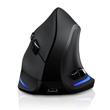Wireless Mouse Tri-Mode BT 5.0/3.0 2.4GHz , Ergonomic Vertical Mouses with 3...