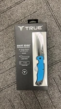 True Swift Edge Replacement Blade Knife 3.5" Fast Flip  Handle and 4 blades
