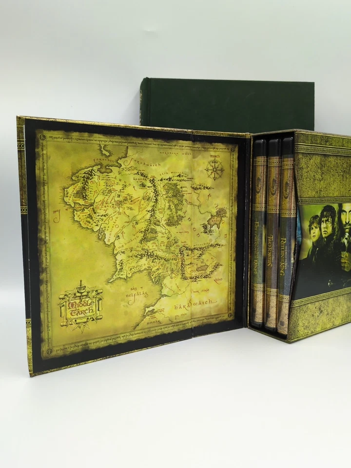The Hobbit Illustrated by Alan Lee Hardcover + Lord of the Rings Blu-ray Trilogy - Image 3 of 4