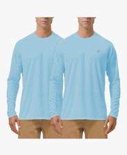 Roadbox Mens XL UPF 50 UV Sun Protection Shirts Outdoor Long Sleeve SPF Rash...