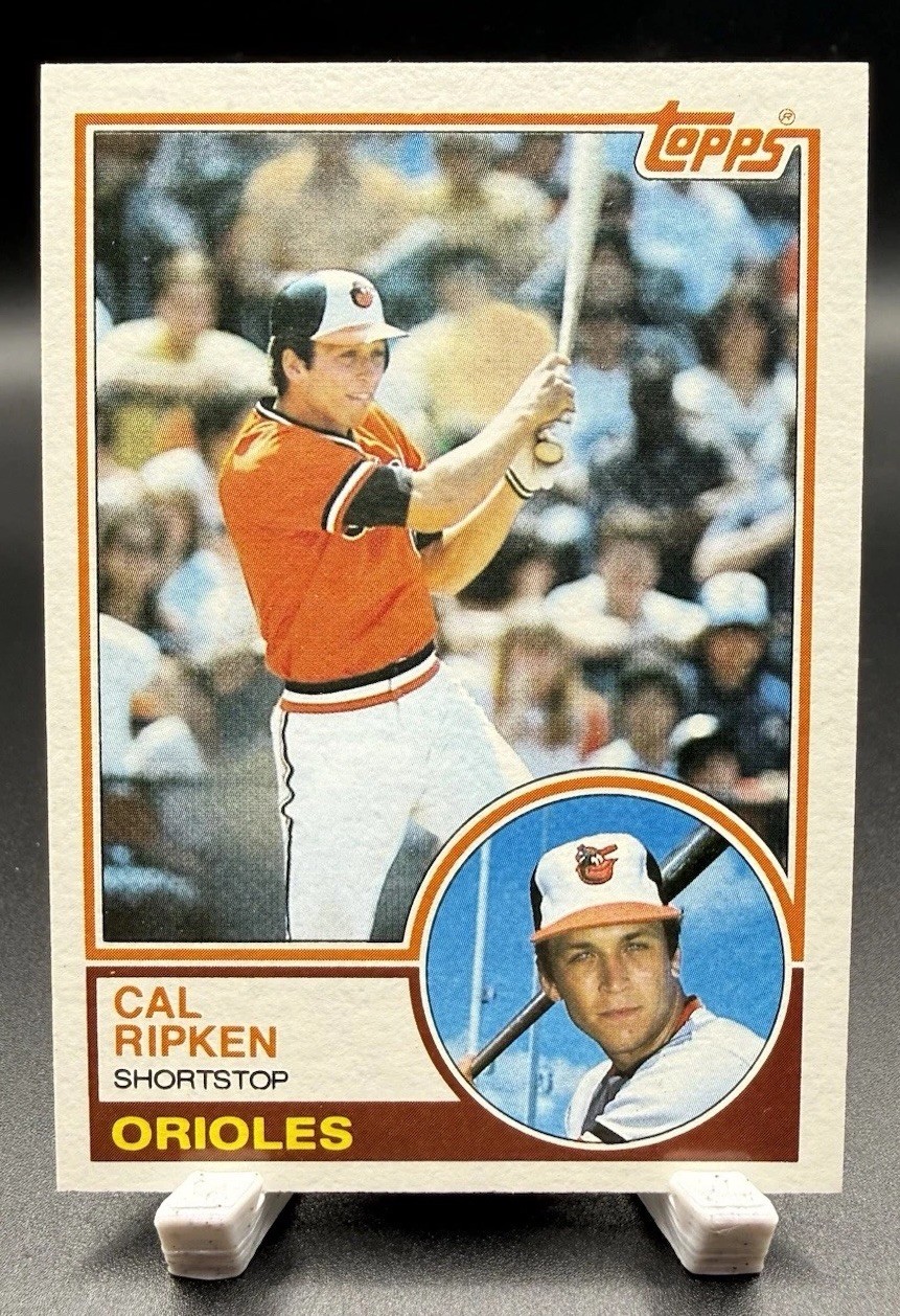 1983 TOPPS Cal Ripken Jr.  #163 BALTIMORE ORIOLES HOF SHARP