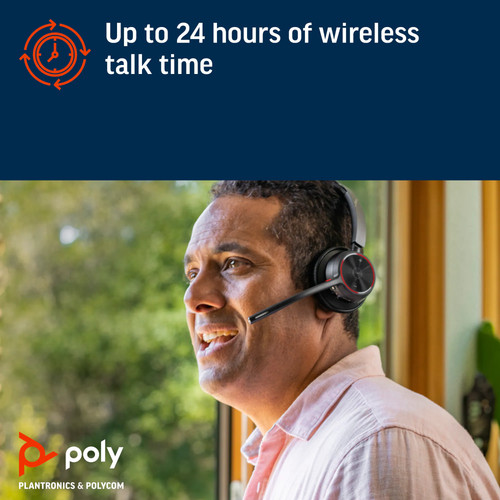Poly Voyager 4310 USB-C Zestaw słuchawkowy ze stojakiem ładującym - Zdjęcie 9 z 9