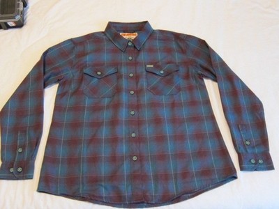 DIXXON Flannel Women's THE QUACK Plaid L/S Shirt - Size XL