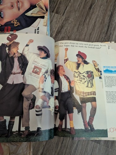VTG August 1987 Seventeen Magazine Back To School Kevin Dillon Forenza Poster - Picture 19 of 24