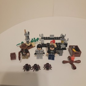 Vintage Lego Indiana Jones Lot 12 Figs 4 Sets & Parts 7625 7682 7624 7622 7620