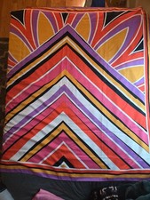 46 X46 Zara Multicolored Scarf Purple Orange ...
