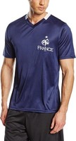 Fff Herren Frankreich T-Shirt National Mannschaft Fan Pogba Fussball, Blau, M