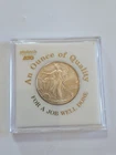 1997 Silver Dollar American Eagle Walking Liberty $1 Coin Uncirculated Hard Case