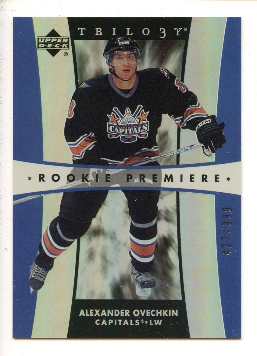 2005-06 NHL UPPER DECK TRILOGY ALEXANDER OVECHKIN #220  ROOKIE CAPITALS 427/999