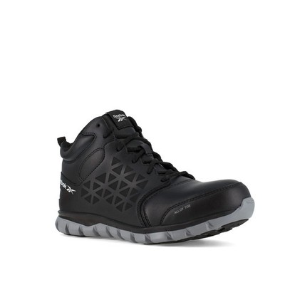 Reebok Work Women's Sublite Cushion Alloy Toe Com Black and Grey - 11.5 Medium