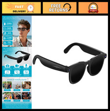4K Camera Smart Glasses with Real-time Translator, 1080P Video, Bluetooth Audio,