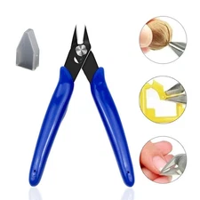 2pcs Electrical Cutting Jewelry Wire Cable Cutter Side Snips Flush Pliers Tool⇓