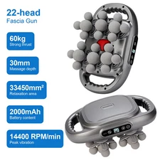 Massage Gun 22 Heads High Frequency Muscle Massager for Back Neck Shoulder Body