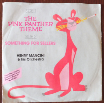 Henry Mancini & his Orchestra The Pink Panther Theme Vinyl Single 7''