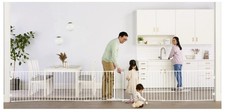 Regalo 194-Inch Super Wide Adjustable Baby Gate and Play Yard 2-in-1, Bonus Kit