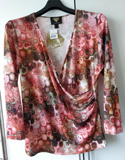 LANGARM-SHIRT von *SARAH KERN*, Gemustert, Größe 48, *NEU*