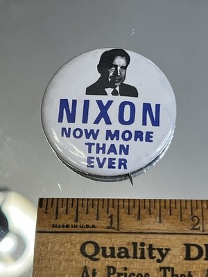NIXON KNEW and AGNEW , Pinback Button Ladybug 1 1/2 in Dia.